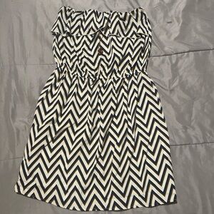 Strapless Boho Dress